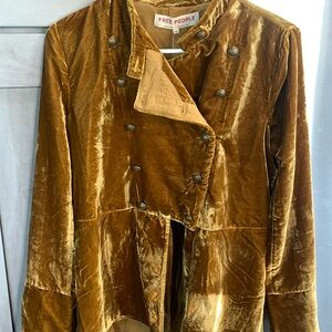 Free people warm tobacco color top size xs new with tags